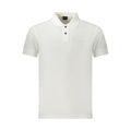 Bianco Baumwoll-Herrenpoloshirt