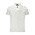 Bianco Baumwoll-Herrenpoloshirt