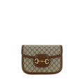 Beige Cotton Shoulder Bag