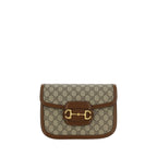 Beige Cotton Shoulder Bag