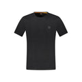 Schwarzes Baumwoll-T-Shirt für Herren
