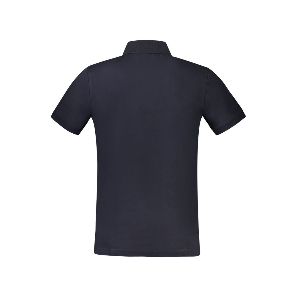 Blaues Baumwoll-Poloshirt für Herren