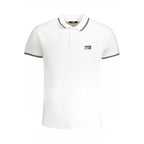 Bianco Baumwoll-Herrenpoloshirt