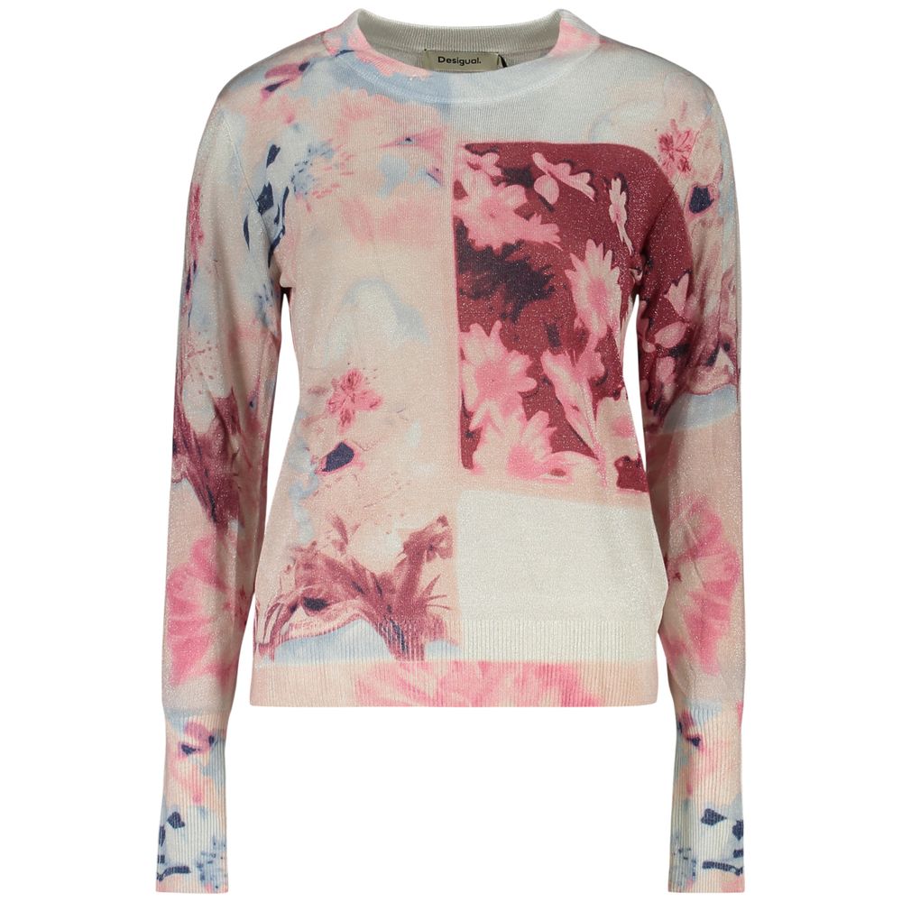 Rosa Viscose Damen Pullover