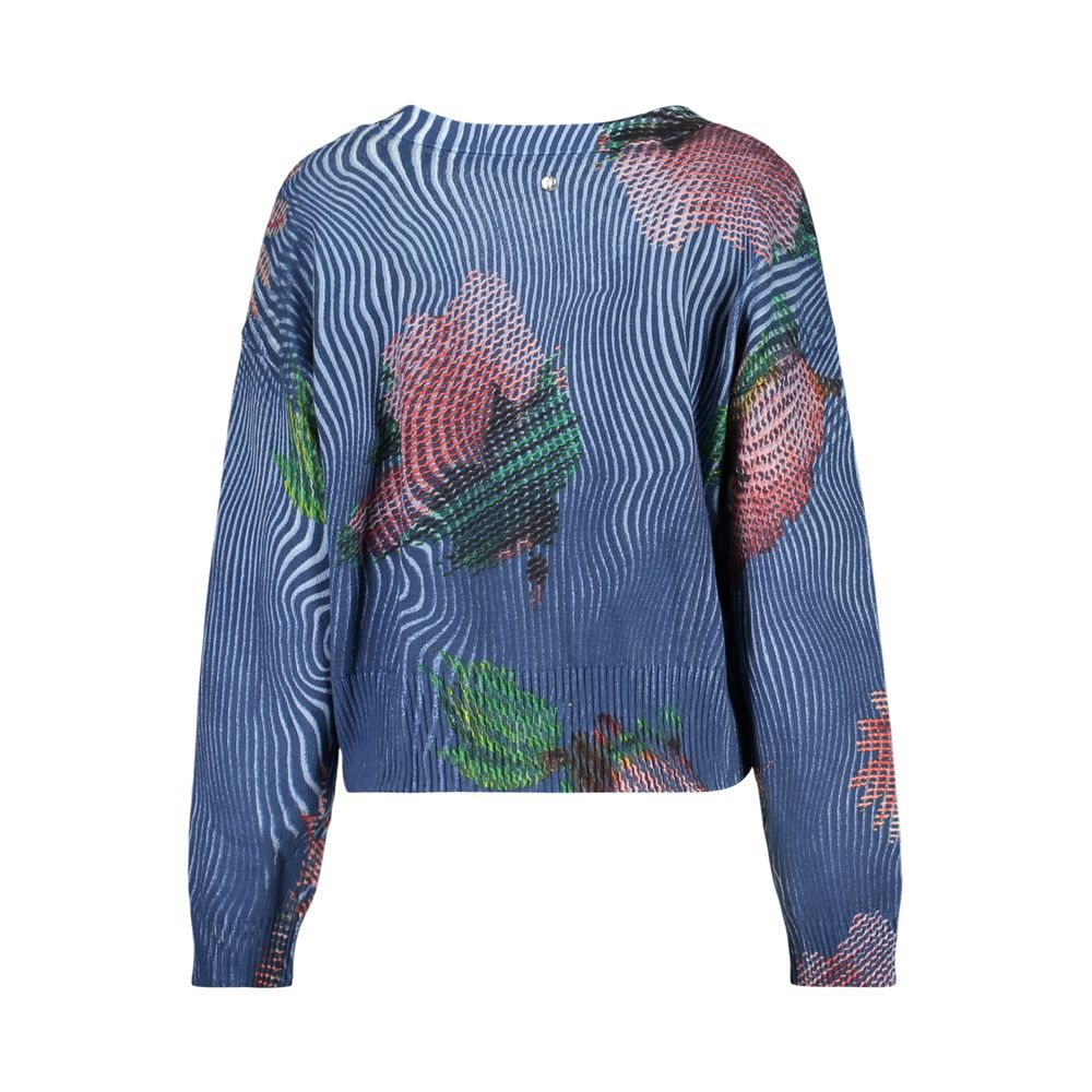 Desigual Blaue Strickjacke
