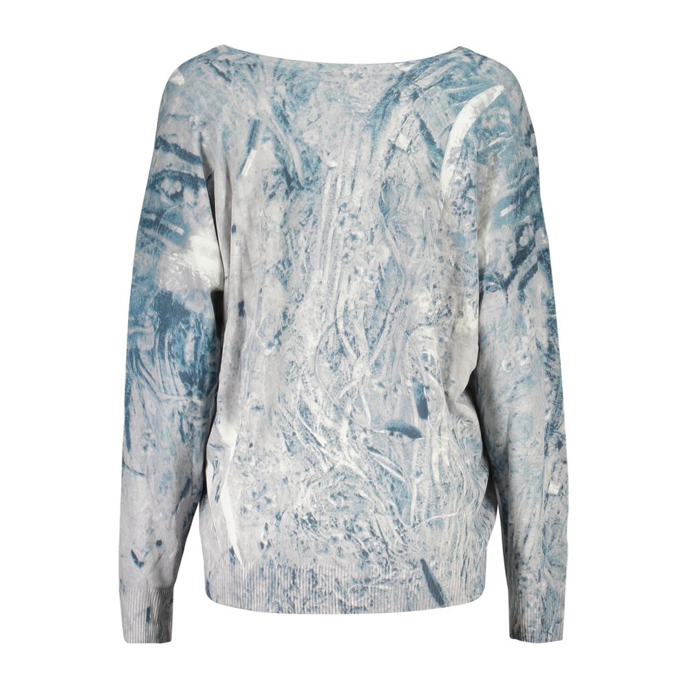 Azzurro Viskose Damen Pullover