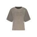 Grigio Baumwoll-Sweatshirt für Damen