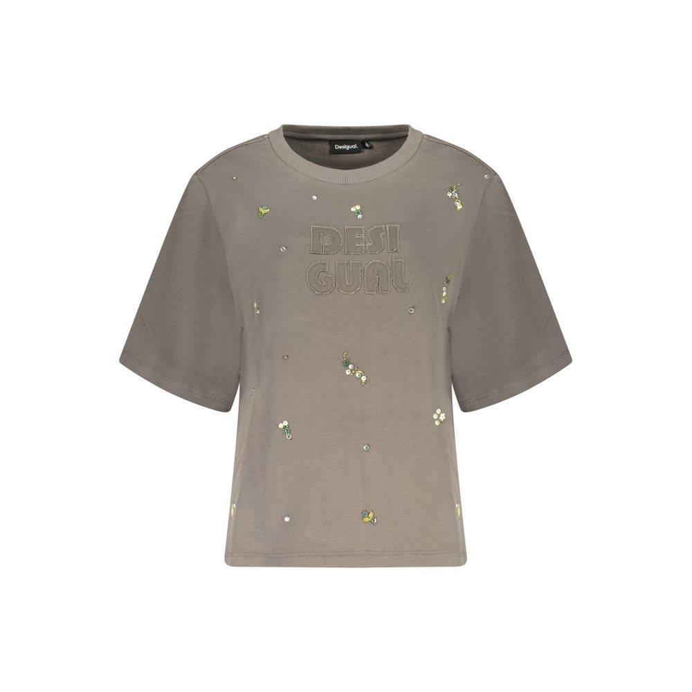 Grigio Baumwoll-Sweatshirt für Damen