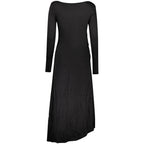 Schwarzes Damenkleid aus Viskose