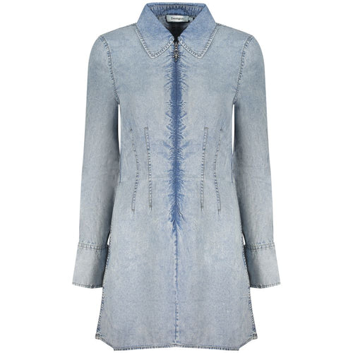 Azzurro Lyocell Damenkleid