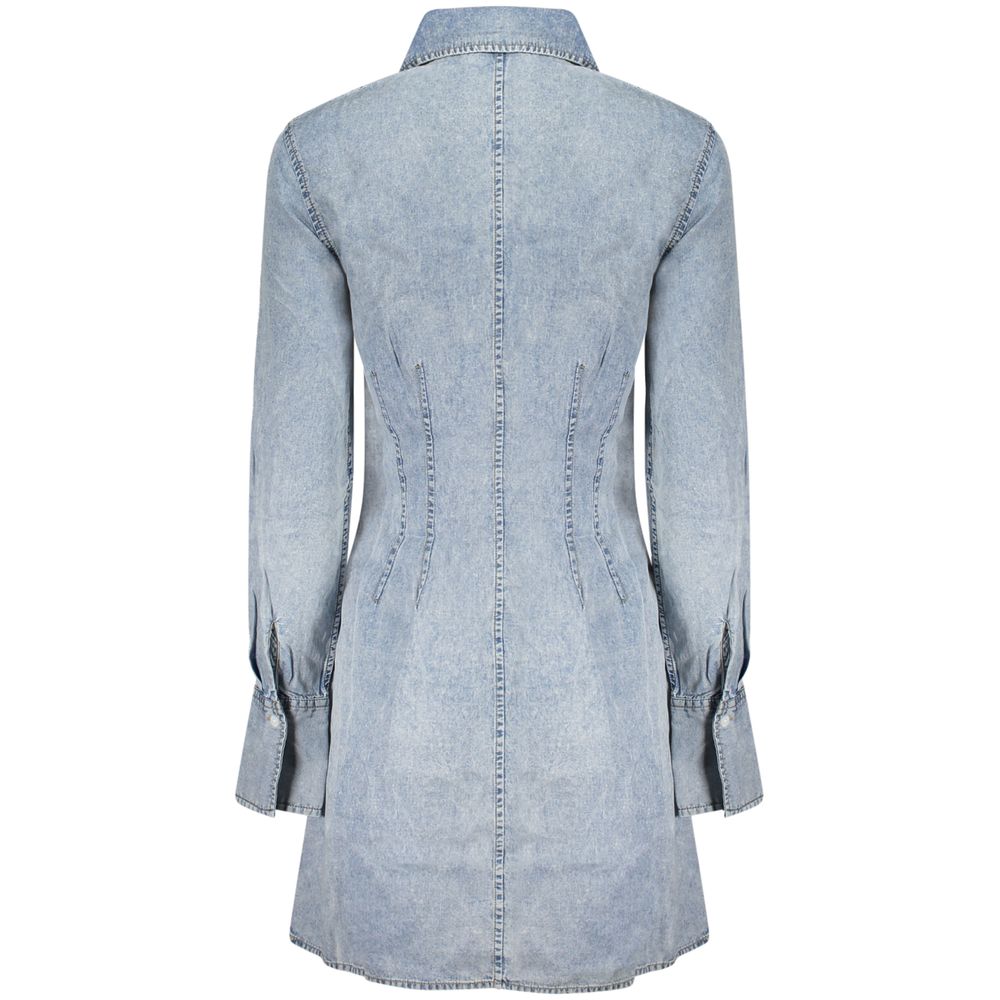 Azzurro Lyocell Damenkleid
