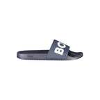 Blaue Herren-Slipper aus Polyurethan