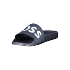 Blaue Herren-Slipper aus Polyurethan