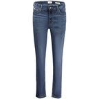 Blaue Lyocell-Jeans für Damen