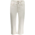 Weiße Baumwoll-Jeans für Damen