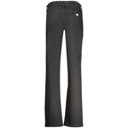 Schwarze Baumwoll-Jeans für Damen