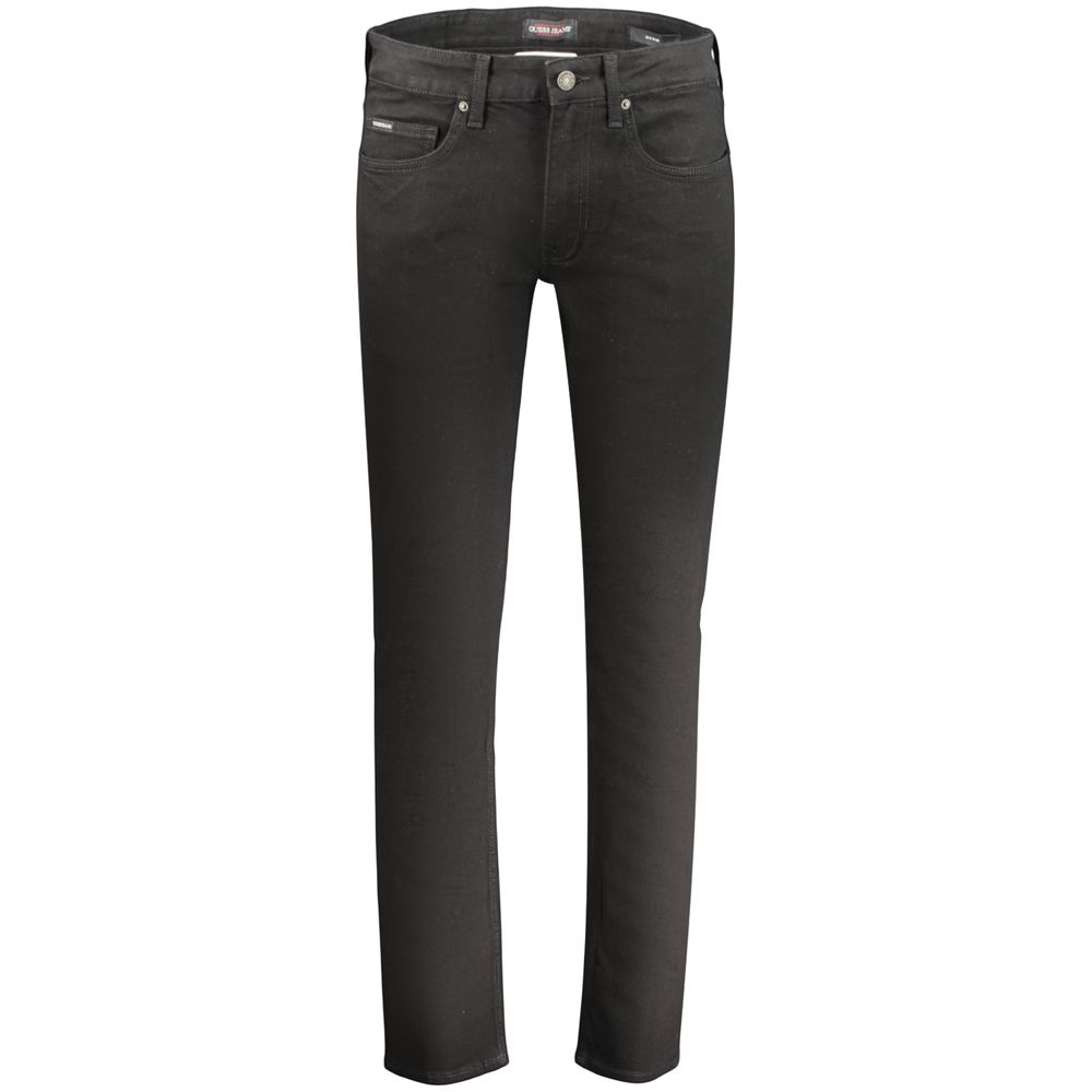 Schwarze Herren-Jeans aus Baumwolle