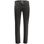 Schwarze Herren-Jeans aus Baumwolle