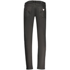 Schwarze Herren-Jeans aus Baumwolle