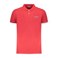 Rotes Baumwoll-Poloshirt für Herren