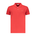 Rotes Baumwoll-Poloshirt für Herren
