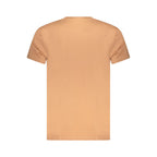 Marrone Baumwoll-T-Shirt für Herren