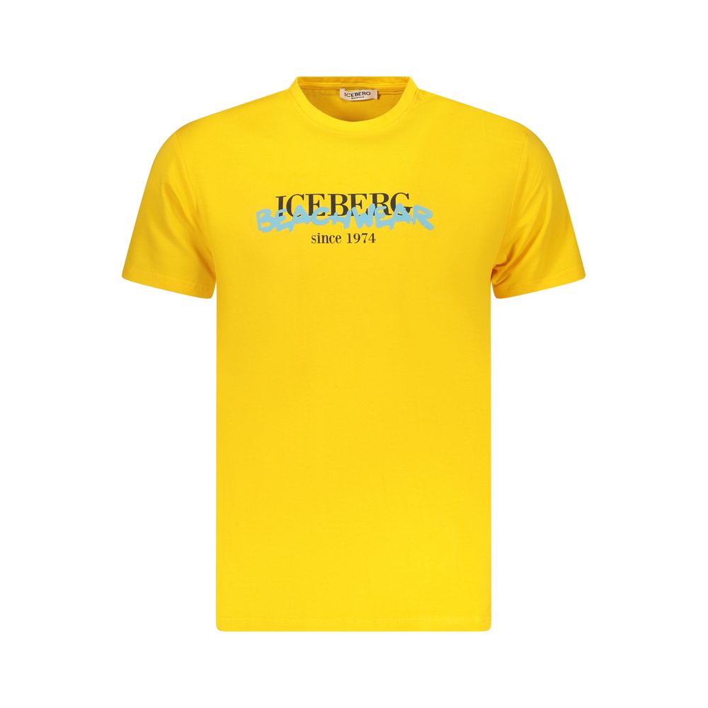 Gelbes Baumwoll-T-Shirt