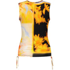 Orange Elastan-Tanktops