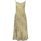 Beiges Freizeitkleid aus Polyester