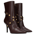 Braune Lederstiefeletten