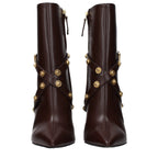 Braune Lederstiefeletten