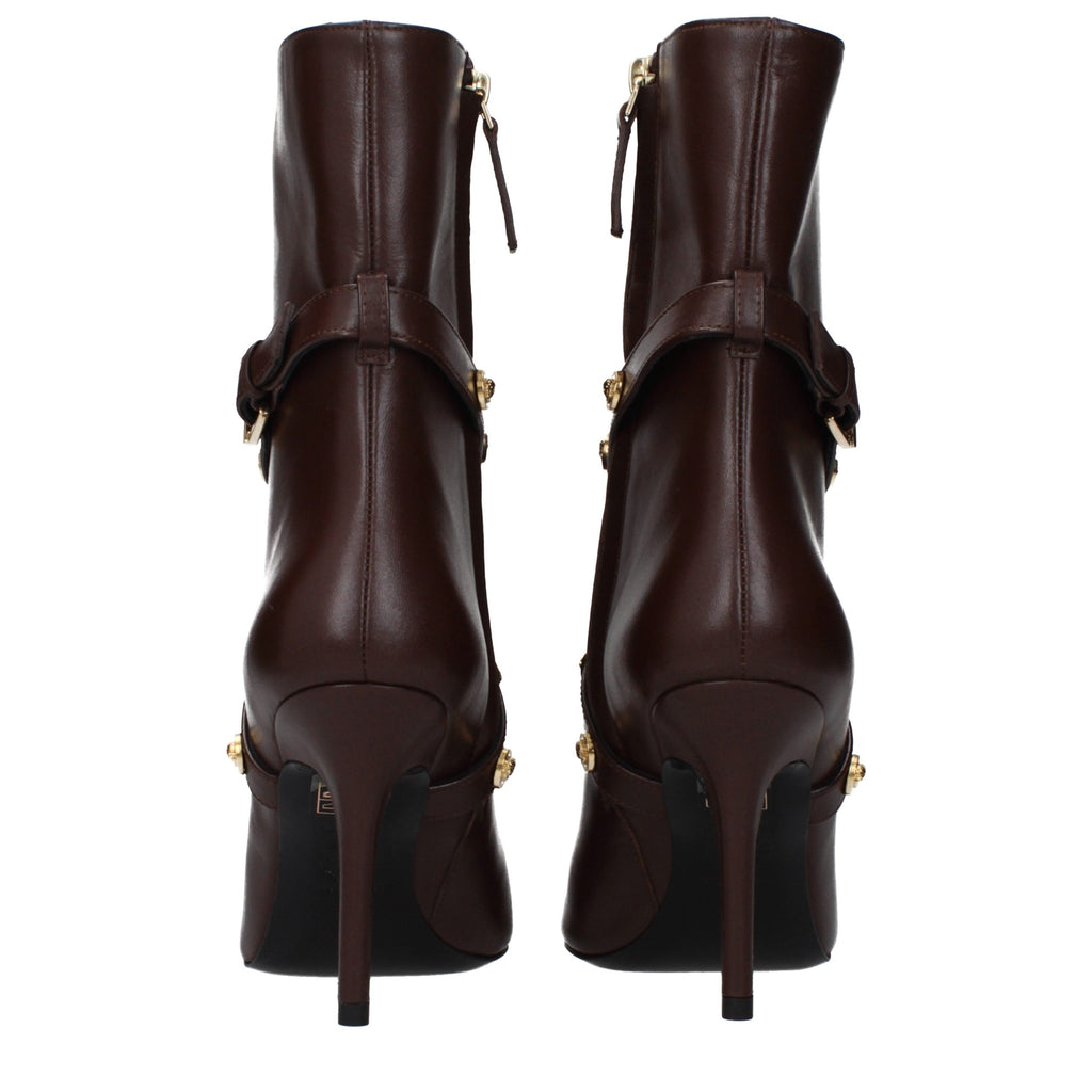 Braune Lederstiefeletten
