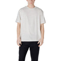 Graues Baumwoll-T-Shirt