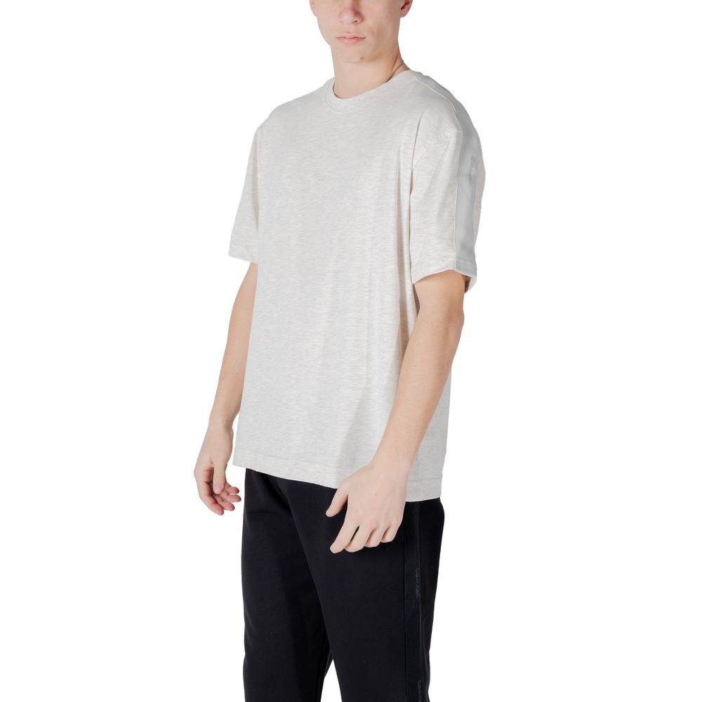 Graues Baumwoll-T-Shirt