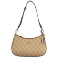 Damen-Handtasche aus beigem Polyurethan