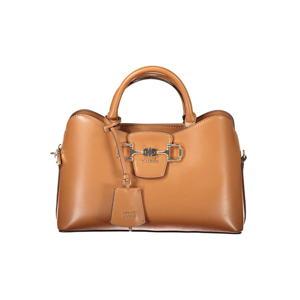 Braune Handtasche aus Polyethylen