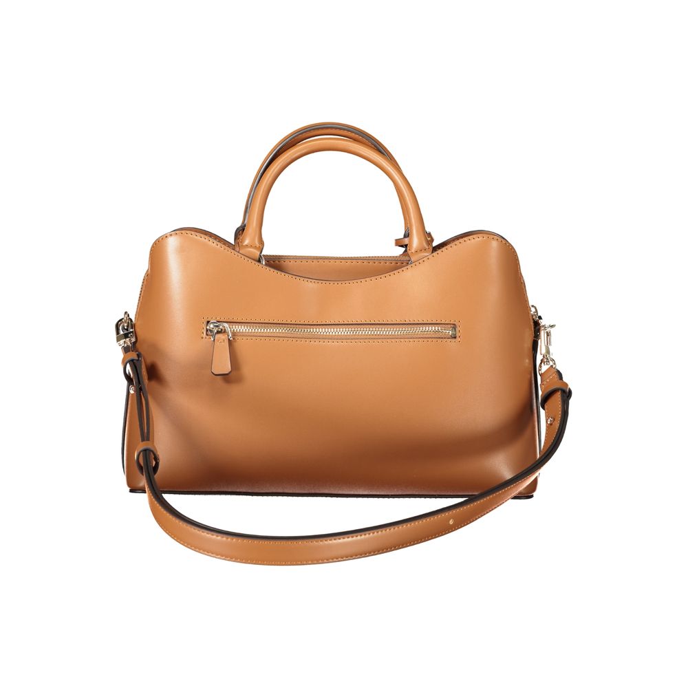 Braune Handtasche aus Polyethylen