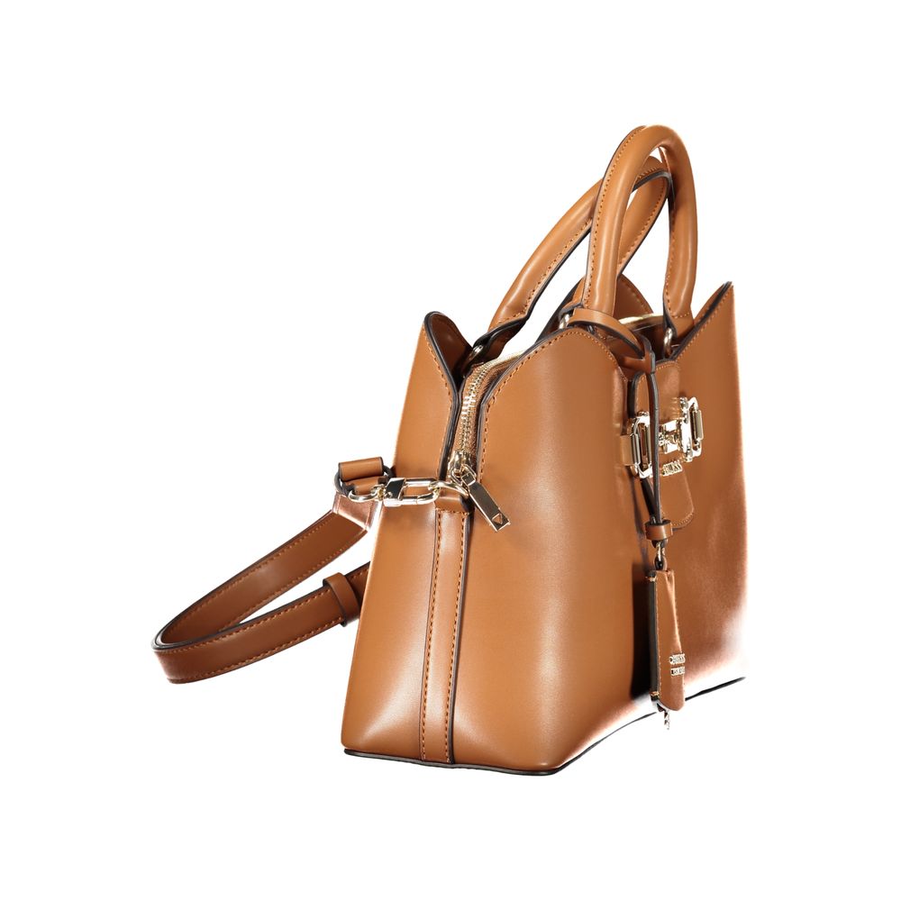 Braune Handtasche aus Polyethylen