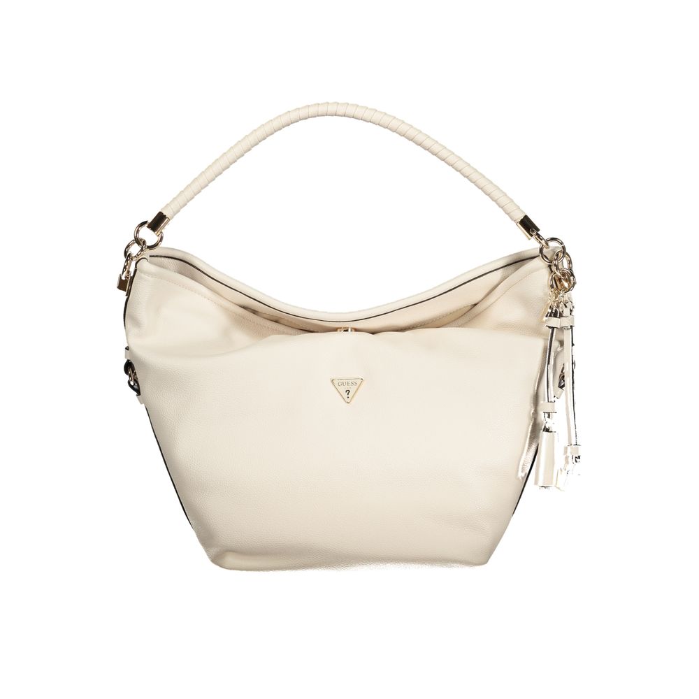 Schwarze Damen-Handtasche aus Polyurethan