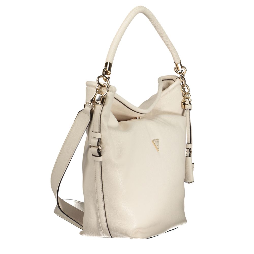 Schwarze Damen-Handtasche aus Polyurethan