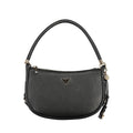 Schwarze Damen-Handtasche aus Polyurethan