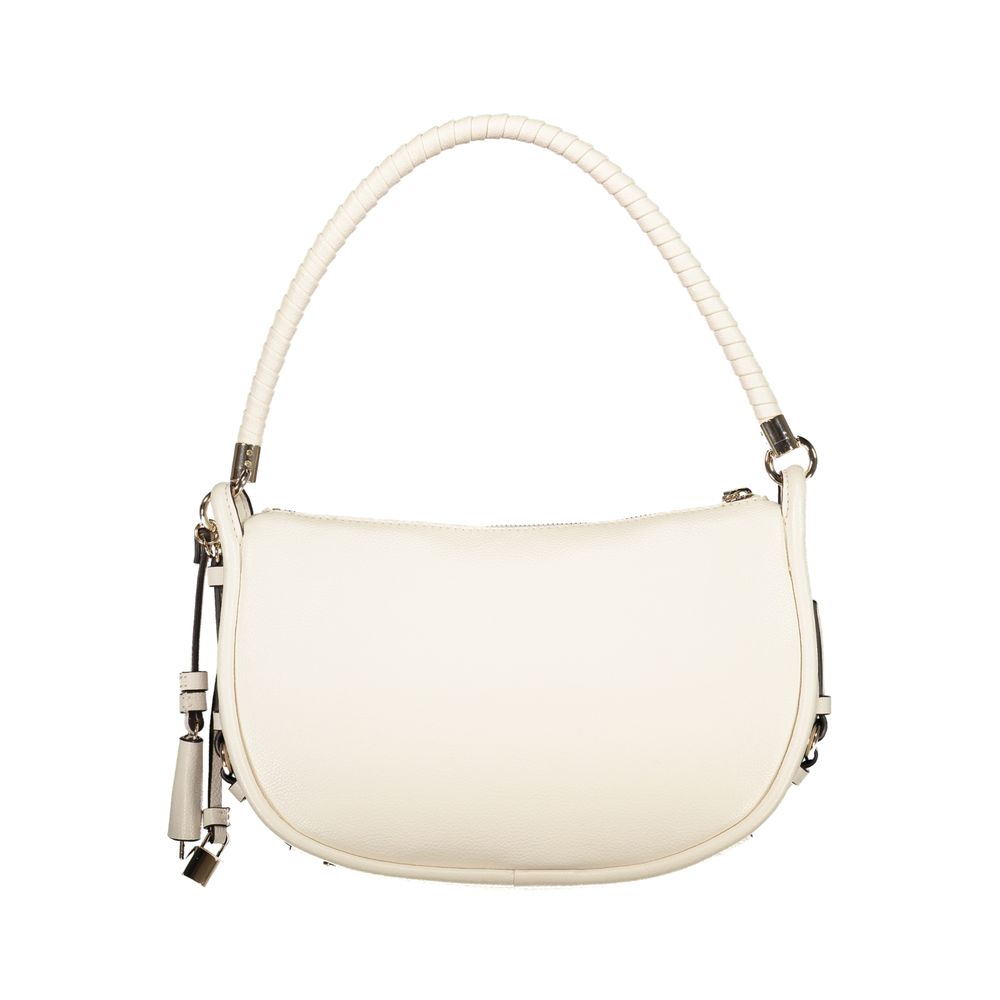 Weiße Damenhandtasche aus Polyurethan