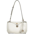 Weiße Damen-Handtasche aus Polyurethan