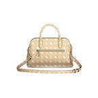 Schwarze Schultertasche aus Polyurethan für Damen