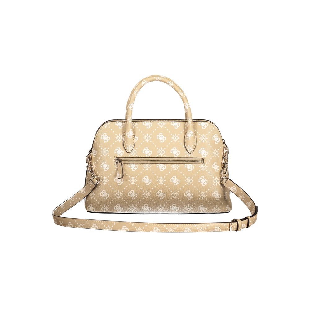 Schwarze Schultertasche aus Polyurethan für Damen