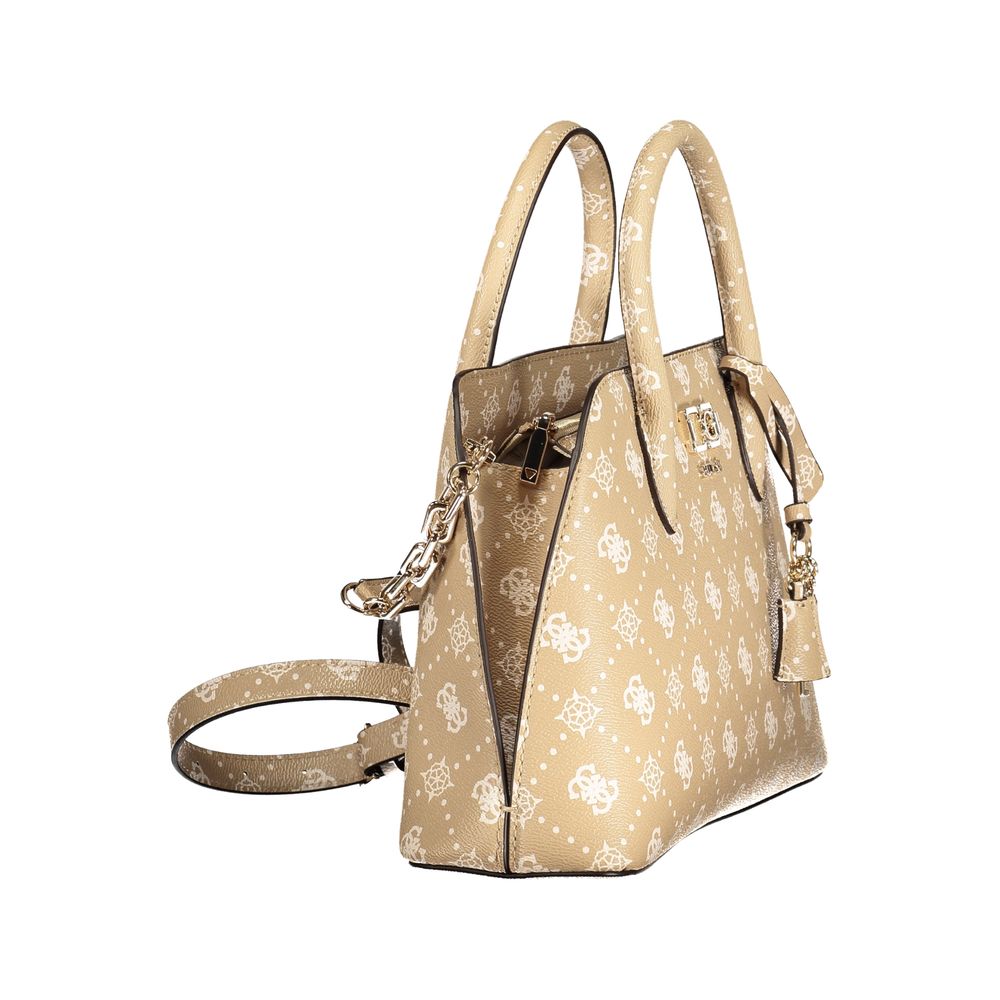 Schwarze Schultertasche aus Polyurethan für Damen