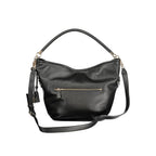 Schwarze Handtasche aus Polyethylen
