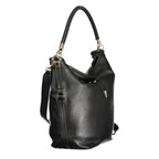 Schwarze Handtasche aus Polyethylen