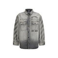 Graues Denim-Hemd