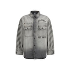 Graues Denim-Hemd